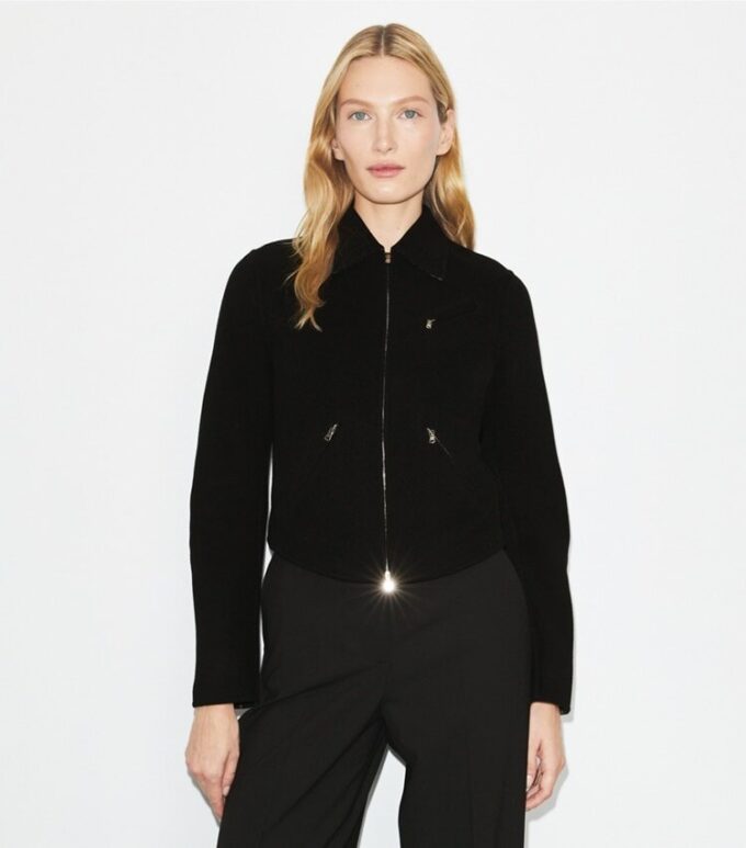 T Monogram-Bikerjacke aus Wolle T Monogram-Bikerjacke aus Wolle