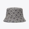 T Monogram-Bucket-Hat mit kurzer Krempe T Monogram-Bucket-Hat mit kurzer Krempe