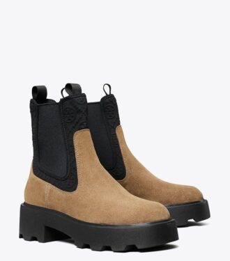 T Monogram Chelsea Lug Boot
