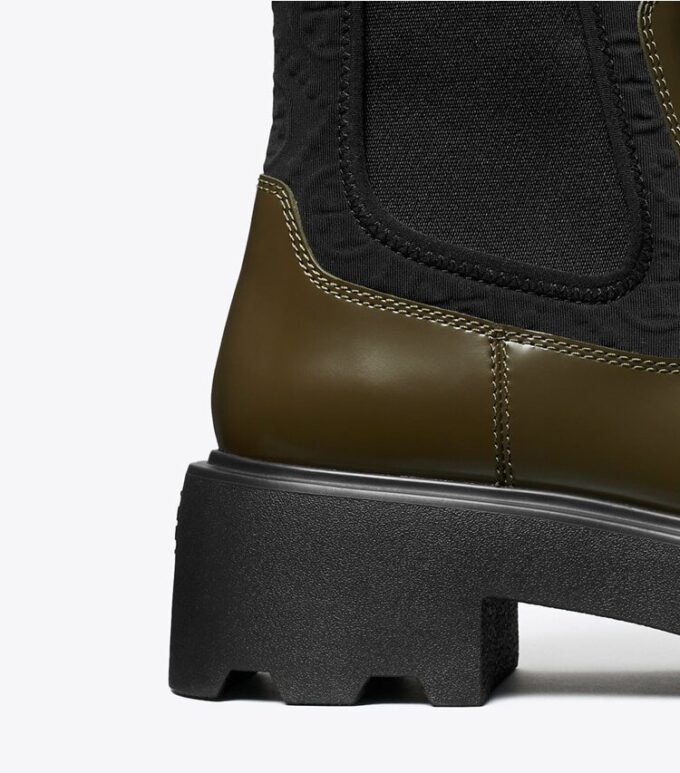 T Monogram Chelsea Lug Boot T Monogram Chelsea Lug Boot