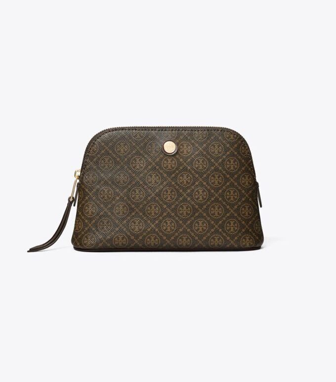 T Monogram Coated Canvas Small Dome Cosmetic Case T Monogram Coated Canvas Small Dome Cosmetic Case