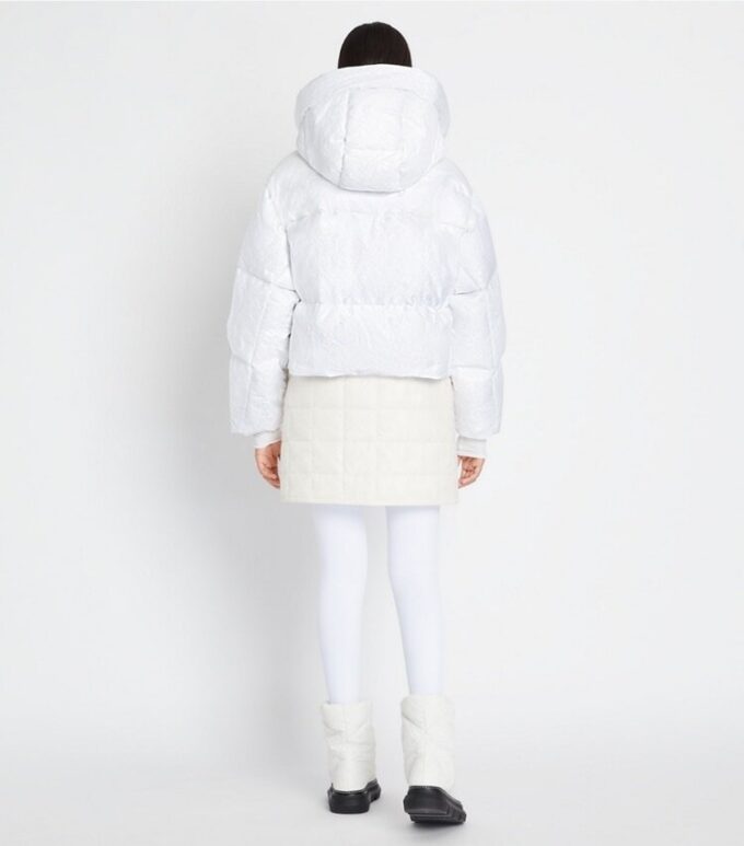 T Monogram Cropped Down Jacket