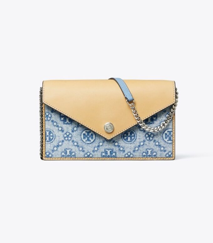 T Monogram Denim Envelope Crossbody T Monogram Denim Envelope Crossbody