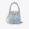 T Monogram Denim Mini-Beuteltasche T Monogram Denim Mini-Beuteltasche