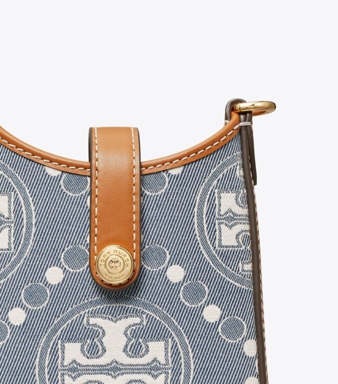 T Monogram Denim Phone Crossbody T Monogram Denim Phone Crossbody