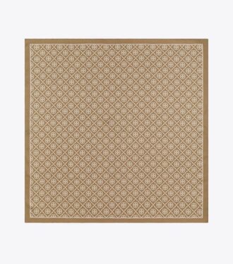 T Monogram doppelseitiger Seidenschal T Monogram doppelseitiger Seidenschal