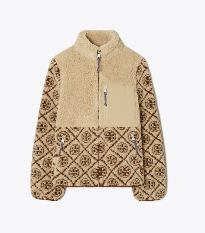 T Monogram Fleecejacke T Monogram Fleecejacke