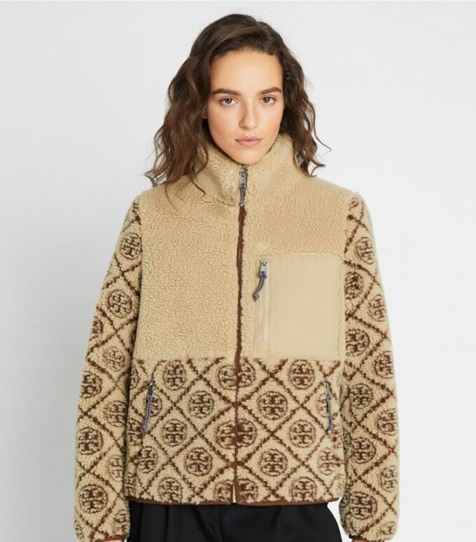 T Monogram Fleecejacke T Monogram Fleecejacke