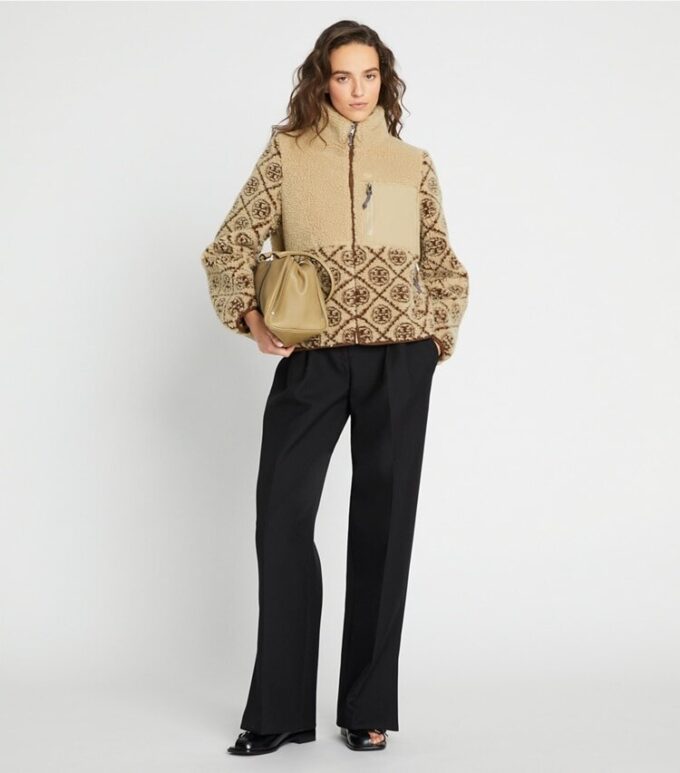 T Monogram Fleecejacke T Monogram Fleecejacke