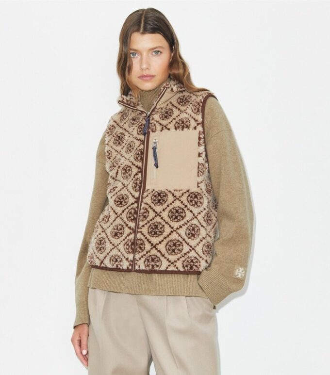 T Monogram Fleeceweste T Monogram Fleeceweste