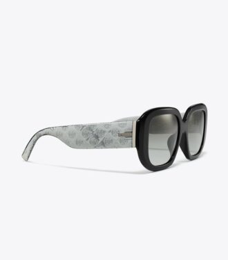 T Monogram Geometric Sonnenbrille