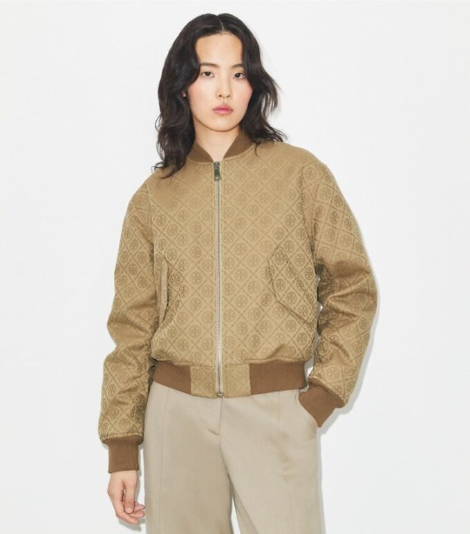 T Monogram Jacquard Bomberjacke T Monogram Jacquard Bomberjacke