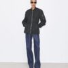 T Monogram Jacquard-Jacke mit Reißverschluss T Monogram Jacquard-Jacke mit Reißverschluss