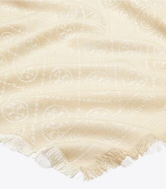 T Monogram Jacquard Oblong Schal
