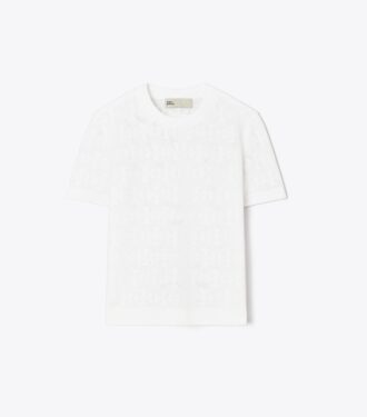 T Monogram Jacquard Sweater