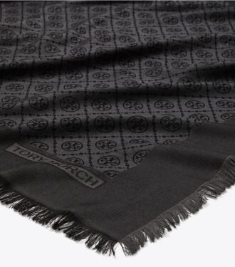 T Monogram Jacquard Traveler Schal T Monogram Jacquard Traveler Schal