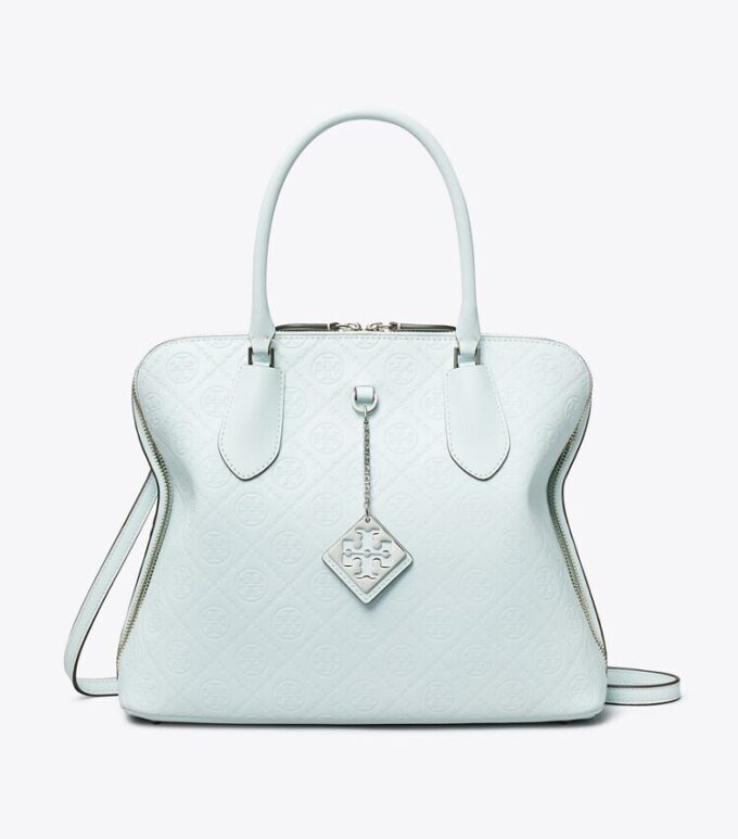 T Monogram Leder-Swing-Satchel T Monogram Leder-Swing-Satchel