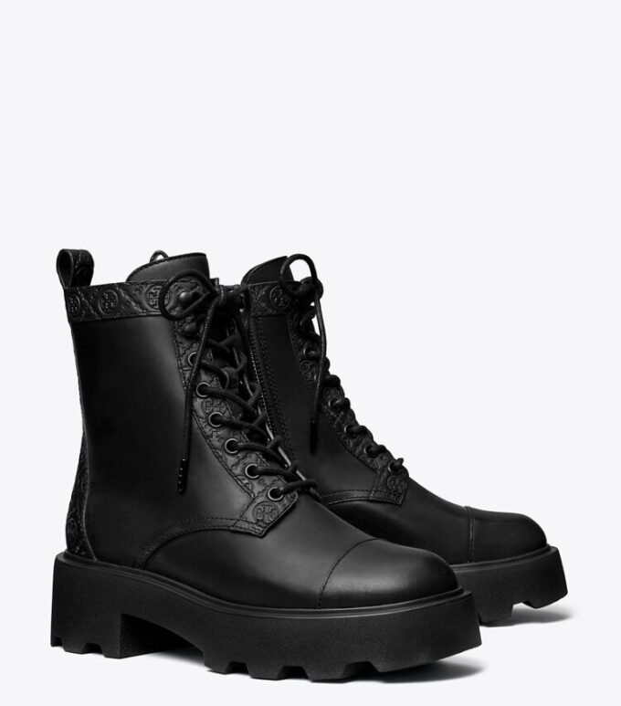 T Monogram Lug Boot T Monogram Lug Boot