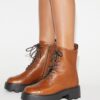 T Monogram Lug Boot T Monogram Lug Boot