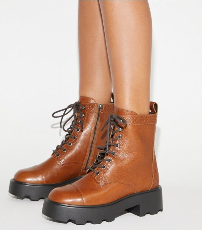 T Monogram Lug Boot T Monogram Lug Boot