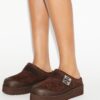 T Monogram Mellow Shearling Plateau-Pantolette T Monogram Mellow Shearling Plateau-Pantolette