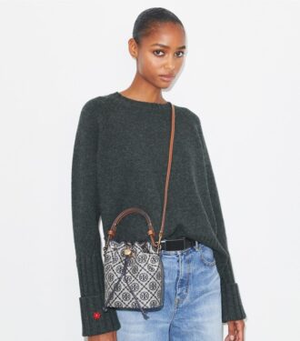 T Monogram Mini-Beuteltasche