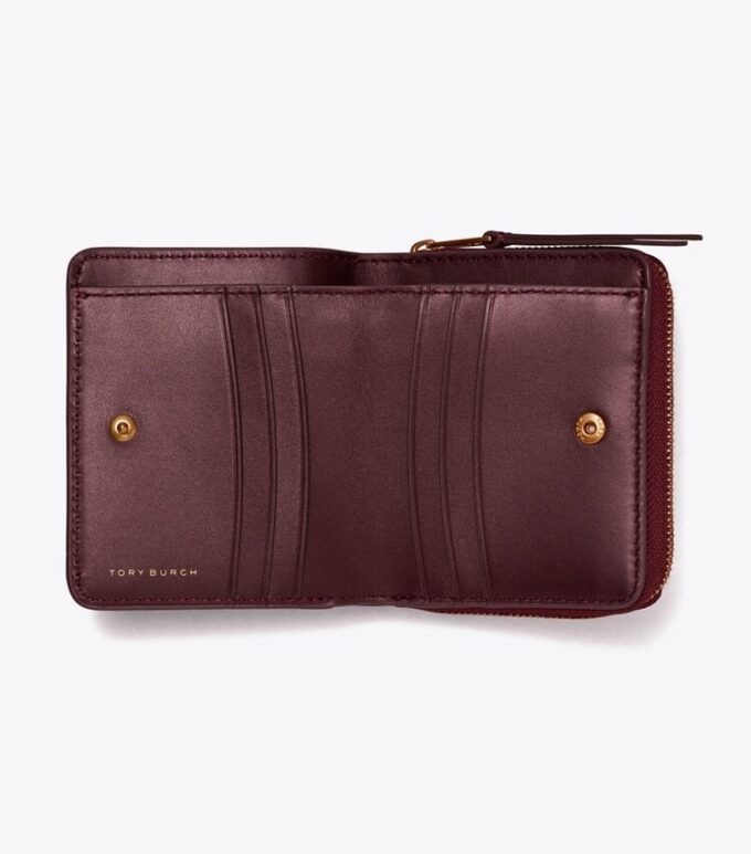 T Monogram Patent Embossed Bi-Fold Wallet T Monogram Patent Embossed Bi-Fold Wallet