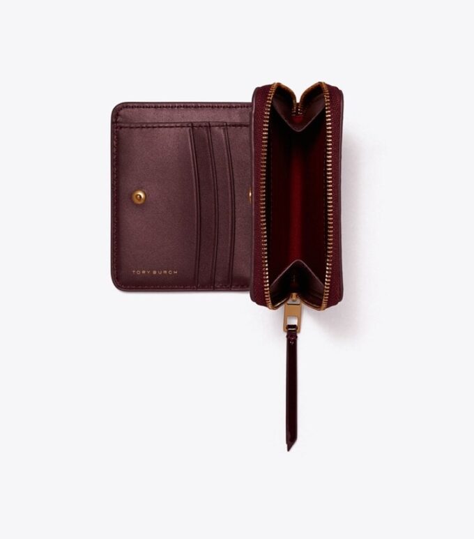 T Monogram Patent Embossed Bi-Fold Wallet T Monogram Patent Embossed Bi-Fold Wallet