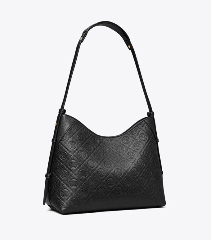 T Monogram Pebbled Messenger Bag T Monogram Pebbled Messenger Bag