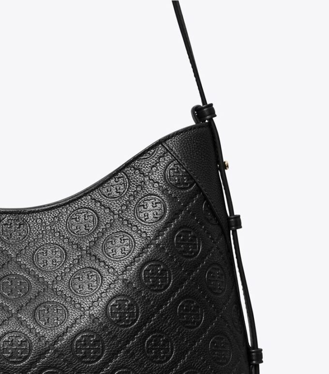 T Monogram Pebbled Messenger Bag T Monogram Pebbled Messenger Bag