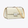 T Monogram Pebbled Schultertasche T Monogram Pebbled Schultertasche