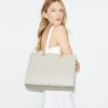 T Monogram Pebbled Tote T Monogram Pebbled Tote