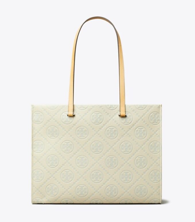 T Monogram Pebbled Tote T Monogram Pebbled Tote