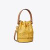 T Monogram Perforated Leather Mini Bucket Bag T Monogram Perforated Leather Mini Bucket Bag