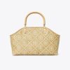 T Monogram Raffia Small Basket Tote T Monogram Raffia Small Basket Tote