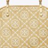 T Monogram Raffia Small Basket Tote T Monogram Raffia Small Basket Tote