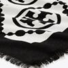 T Monogram-Schal mit Rand T Monogram-Schal mit Rand