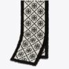 T Monogram-Schal mit Rand T Monogram-Schal mit Rand