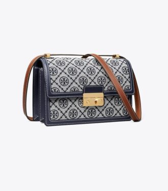 T Monogram Schultertasche