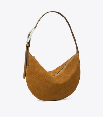 T Monogram Small Balloon Bag aus Wildleder