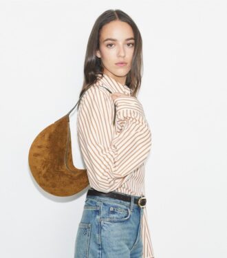 T Monogram Small Balloon Bag aus Wildleder