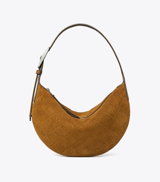 T Monogram Small Balloon Bag aus Wildleder T Monogram Small Balloon Bag aus Wildleder