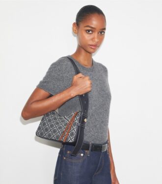 T Monogram Small Romy Schultertasche