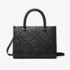 T Monogram Top-Handle Embossed Tote T Monogram Top-Handle Embossed Tote
