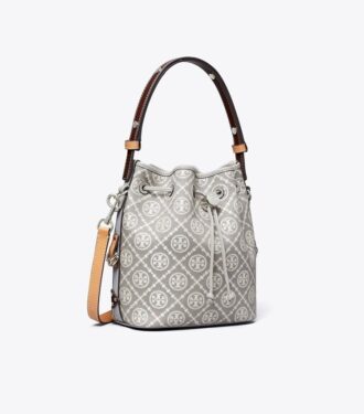 T Monogram Utility Bucket Bag