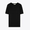 T-Shirt mit gesticktem Logo T-Shirt mit gesticktem Logo