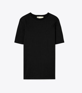 T-Shirt mit gesticktem Logo