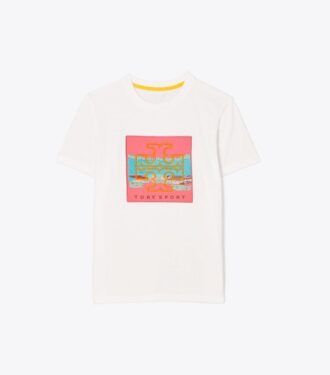 T-Shirt mit grafischem Logo-Aufnäher