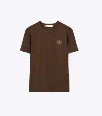 T-Shirt mit verziertem Logo