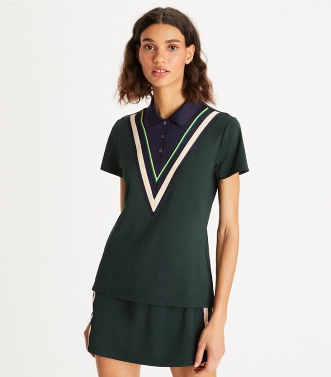 Tech Piqué Chevron Polo Tech Piqué Chevron Polo